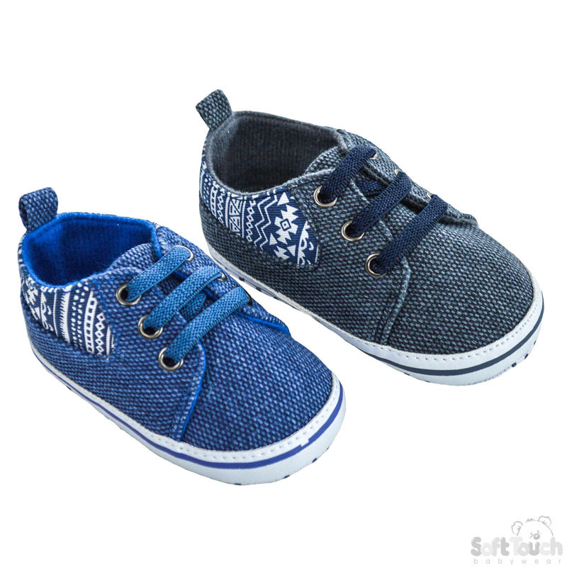Aztec Print Cotton Shoes No. B2236