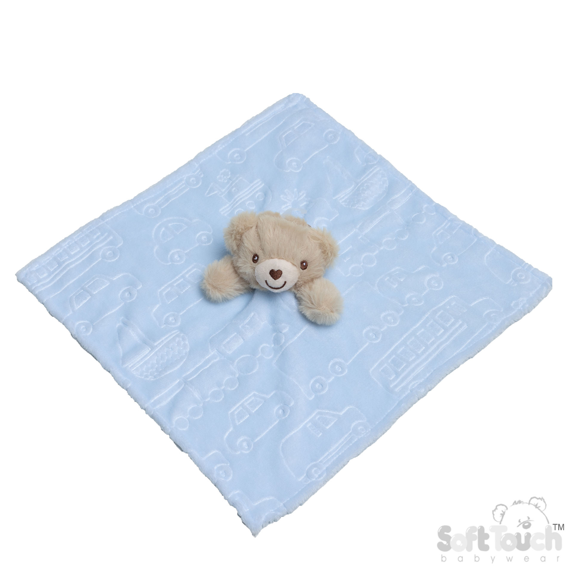 Blue Bear/Car Comforter - BC305-B