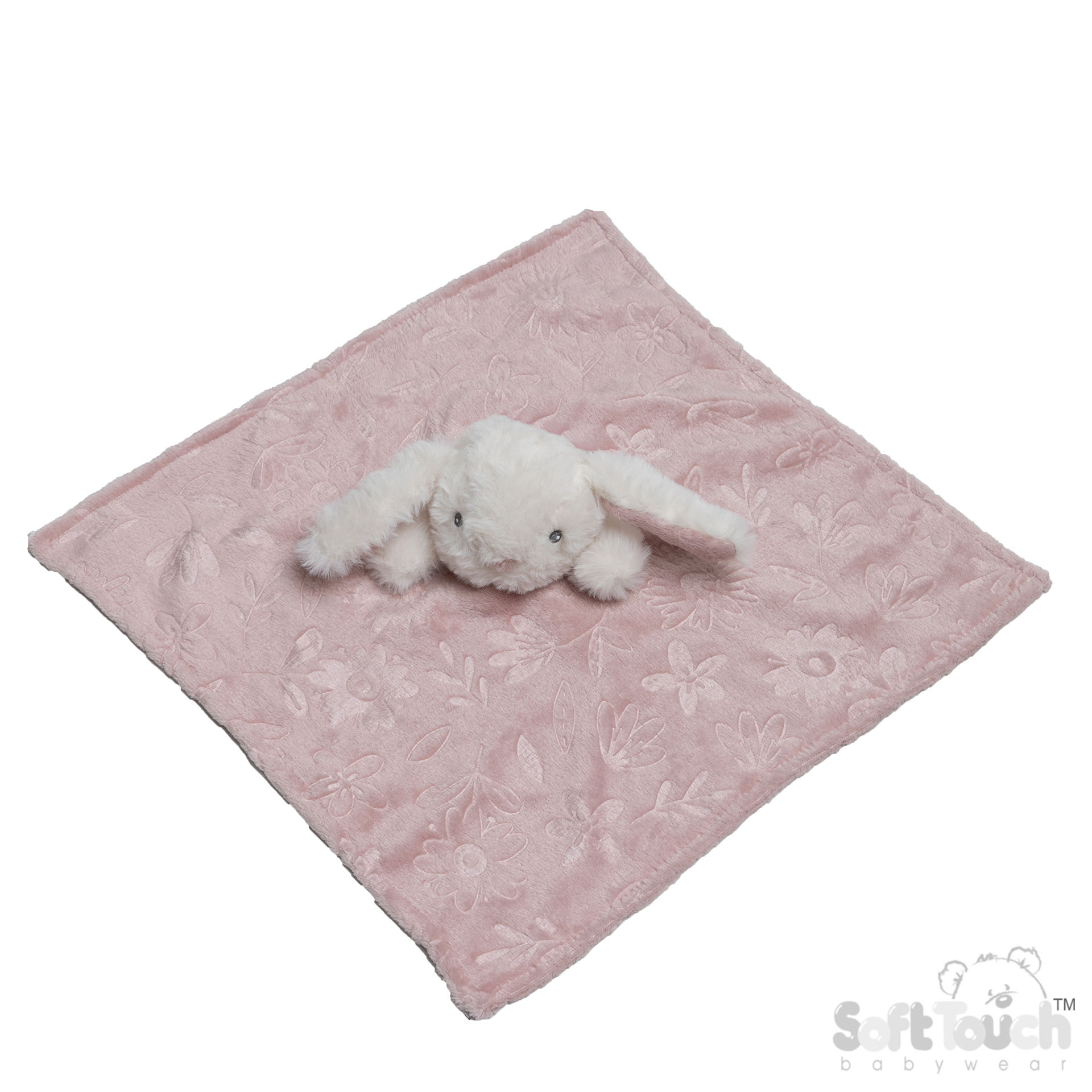 Dusty Pink Bunny/Floral Comforter - BC305-DP