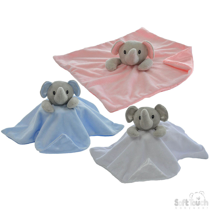 P/B/W Baby Elephant Comforter No.BC36