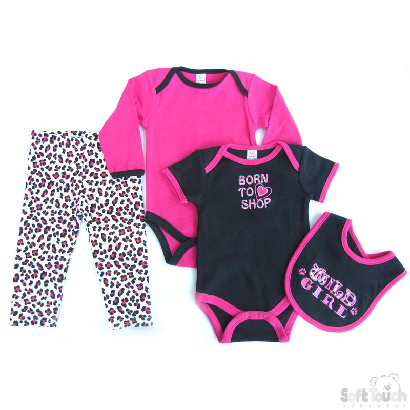 Baby Girl 4 Piece Set No. BG18-G