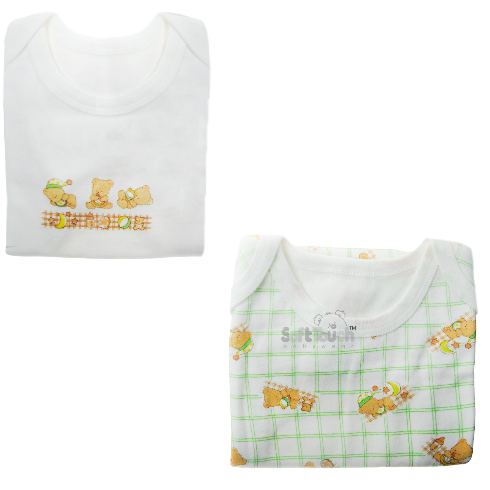 Baby Bodysuits Twinpack (6-9mths) No. BWS04