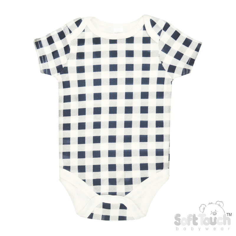 Bodysuits with Checked Design No. CC09-BS-0-3m
