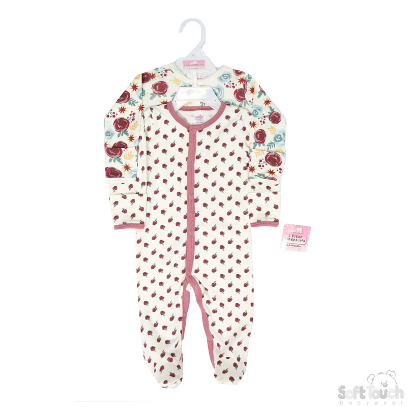 2 Pack Sleepsuit: CC104-SS