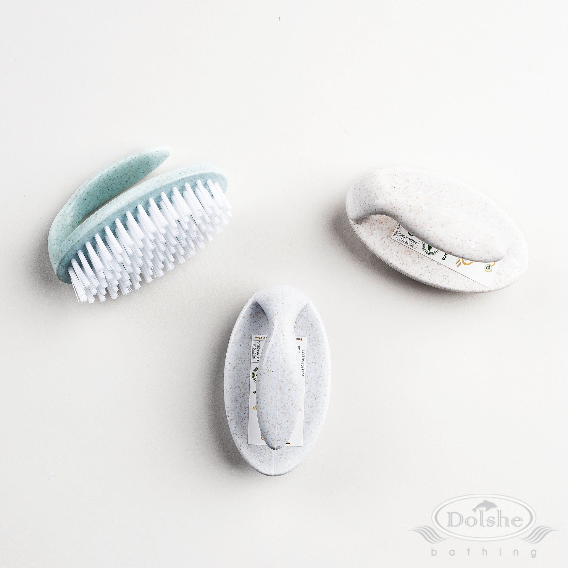 Deluxe Nail Brush with Handle : EDNB57-TP