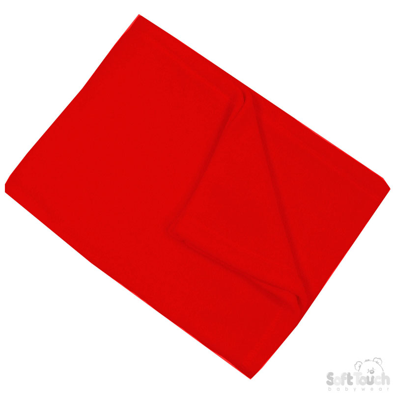 Plain Red Fleece Wrap No. FBP12-R