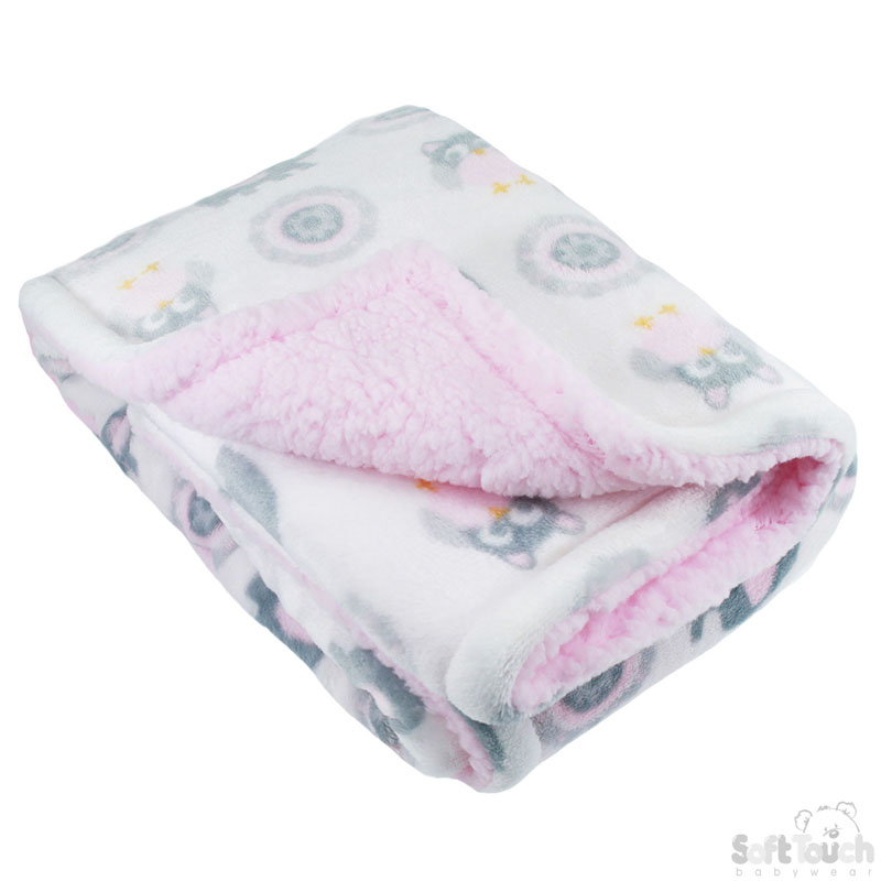 Pink Reversible Elephant Print Wrap No. FBP199-P