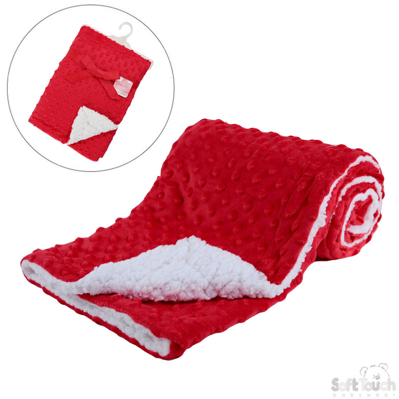 Red Deluxe Bubble Mink Wrap No.FBP29-R