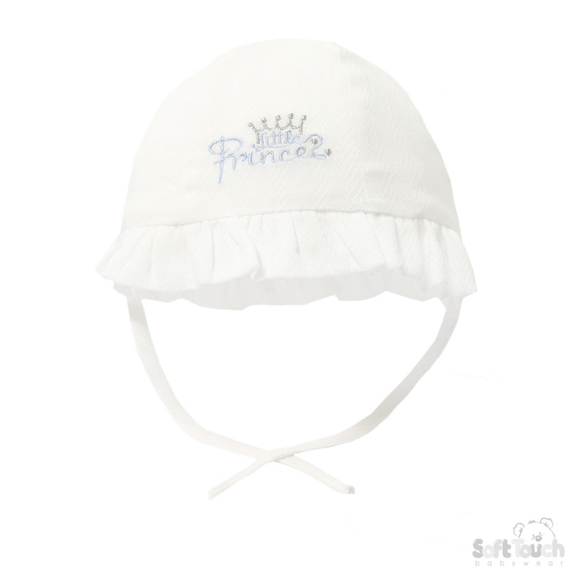 Plain Summer Hats w/Prince Emb : H26-W
