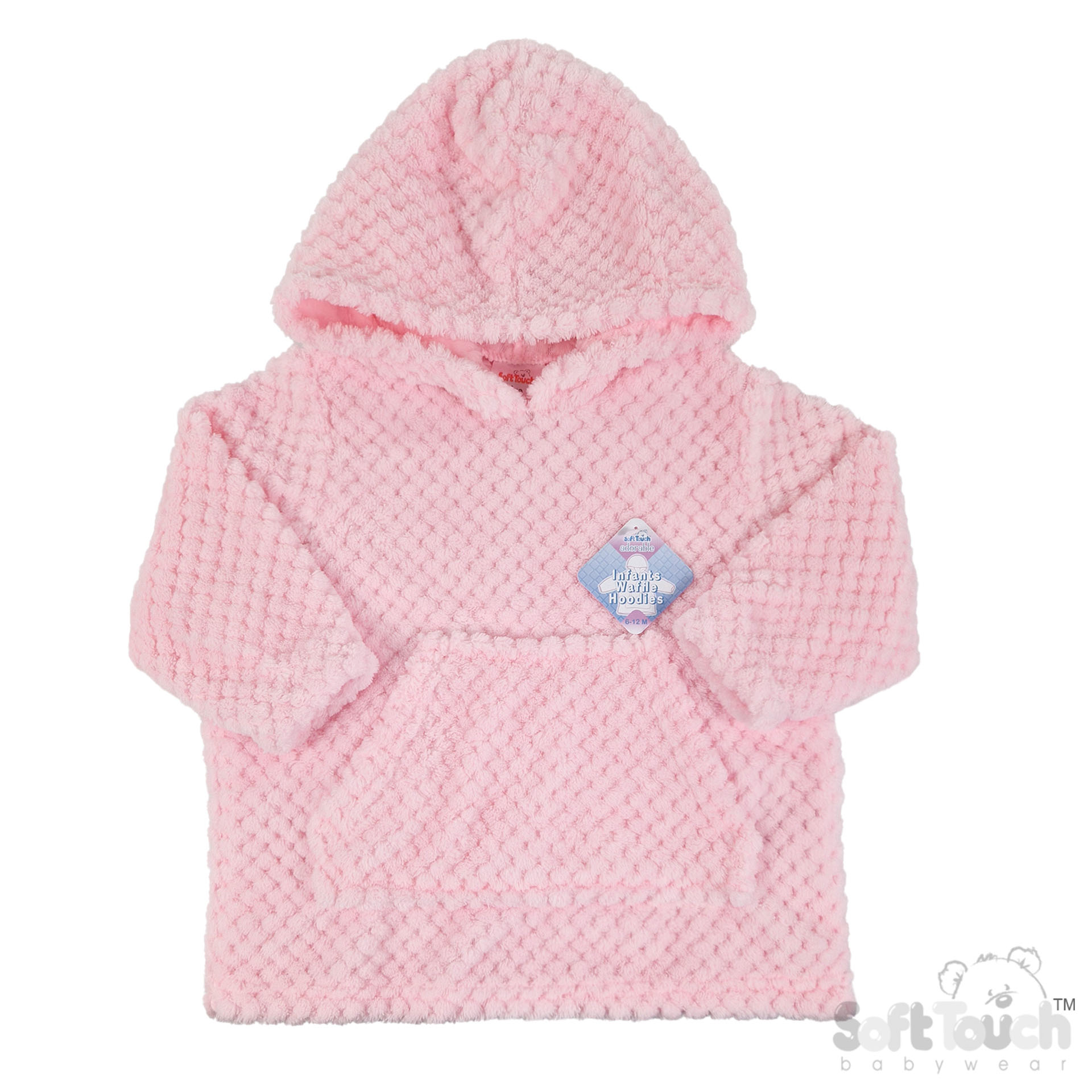 Pink Waffle Hoodies : HD210-P