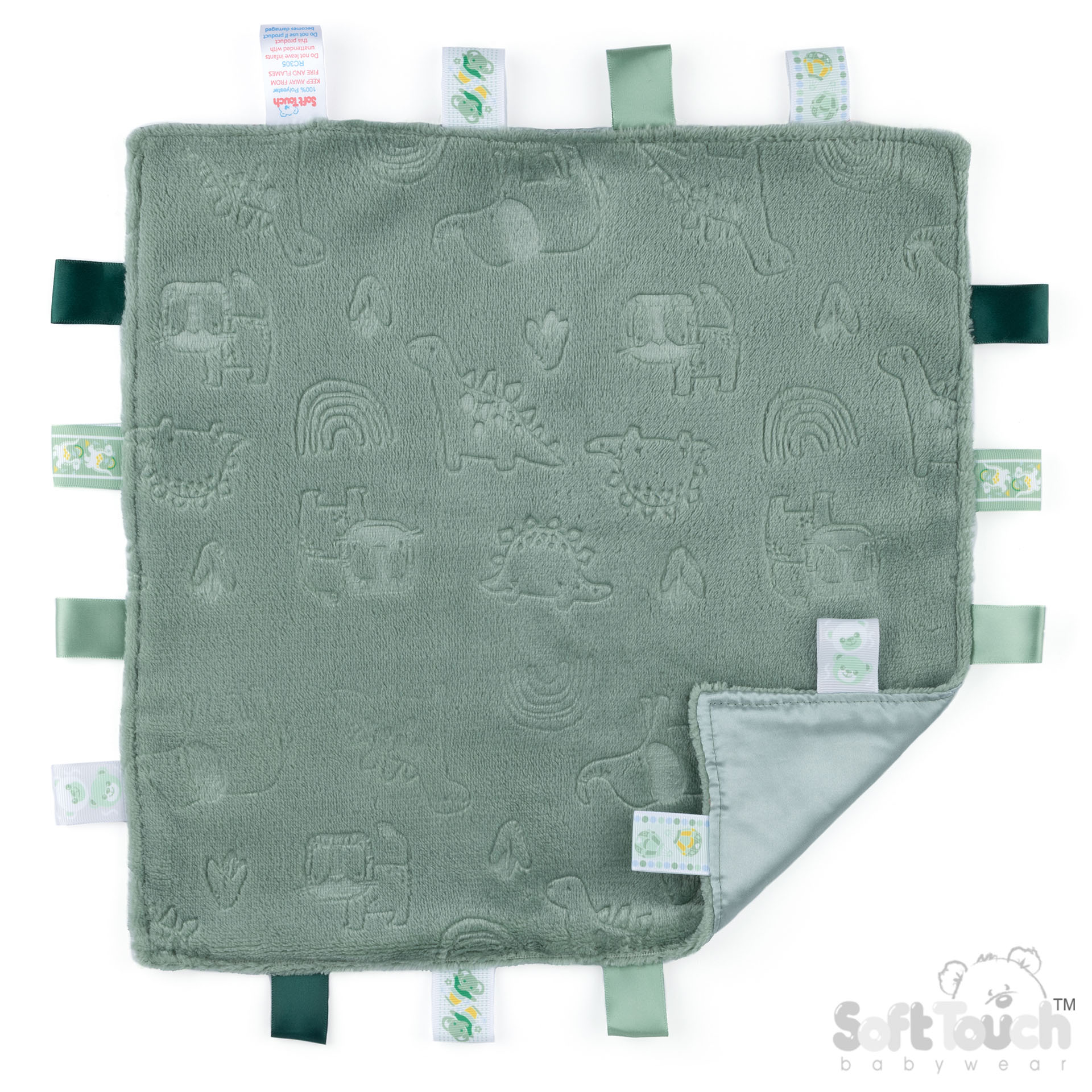 Sage Green Embossed Taggie Comforter : RC305-Sage Green