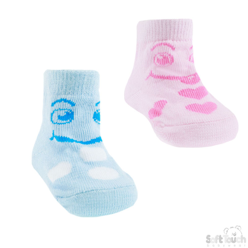 Infants Socks W/Face No.S224