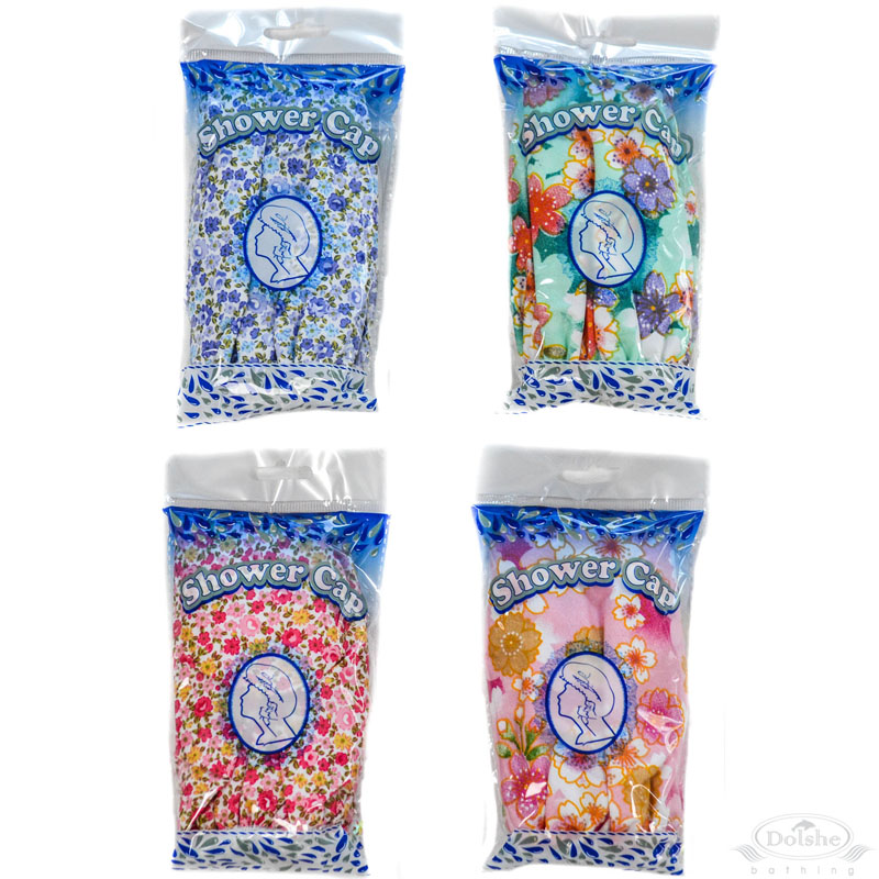 Floral Showercap in Polybag No. S740-HC