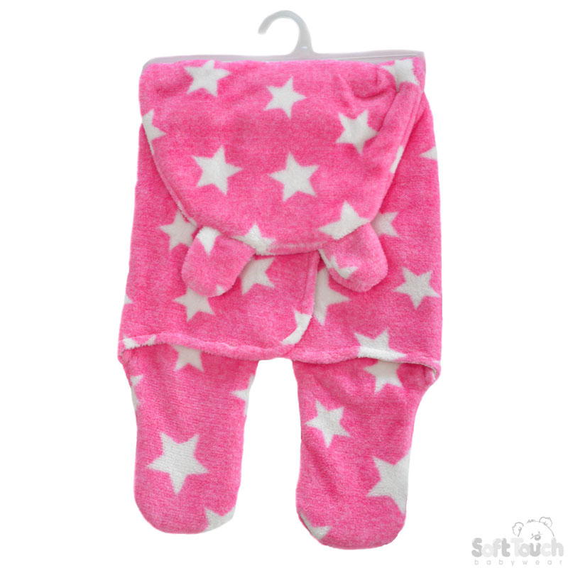 Pink 'Star' Swaddle Wrap No. SW100-P