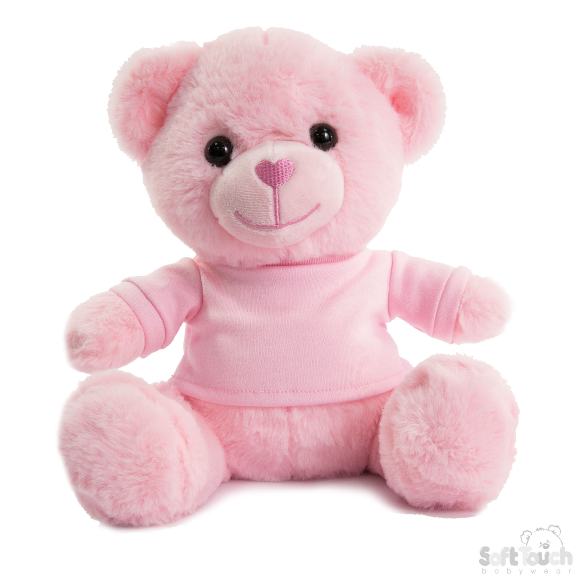 Pink 25cm Teddy Bear W/T Shirt No. TB325-P